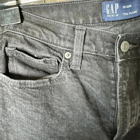 GAP DENIM 70's flare jeans SIZE 10 /30R - Picture 8 of 10